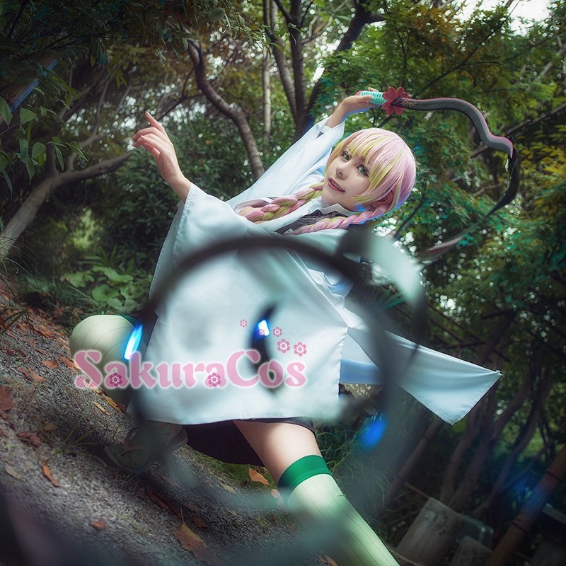 鬼滅の刃 甘露寺蜜璃 コスプレ衣装 sakuracos