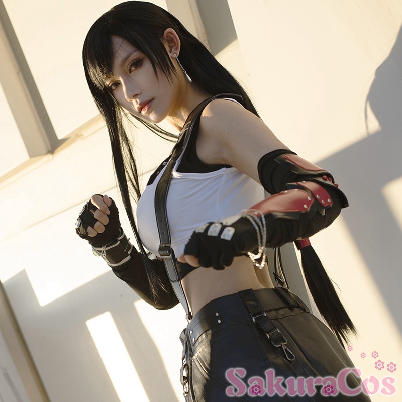Ff7 ファイナルファンタジーvii リメイク ティファ コスプレ衣装 Sakuracos Ff7 ファイナルファンタジーvii リメイク ティファ コスプレ衣装 Sakuracos