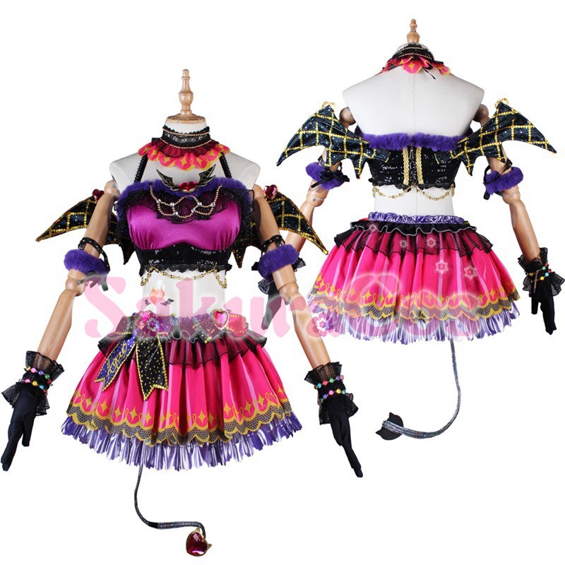 ラブライブ サンシャイン アクア 津島善子 小悪魔編 堕天使コーディネート コスプレ衣装 Sakuracos ラブライブ サンシャイン アクア 津島善子 小悪魔編 堕天使コーディネート コスプレ衣装 Sakuracos