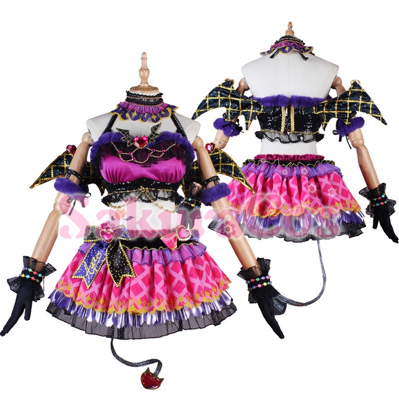 ラブライブ サンシャイン アクア 黒澤ルビィ 小悪魔編 小悪魔ルビィ コスプレ衣装 Sakuracos