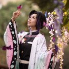 鬼滅の刃 コスプレ風 胡蝶しのぶ コスプレ衣装 コスチューム 変装 cosplay