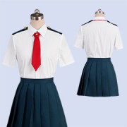 僕のヒーローアカデミア ヒロアカ 制服 麗日お茶子 八百万百 蛙吹梅雨 雄英高校女子夏制服 コスプレ衣装