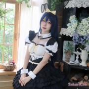 ラブライブ！ミューズ スクフェス2 園田 海未 ことりちゃんお誕生日記念 二人でコスプリ♡ 未覚醒 コスプレ衣装