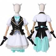 ラブライブ！サンシャイン!! アクア Aqours KU-RU-KU-RU Cruller! 津島善子 つしま よしこ コスプレ衣装