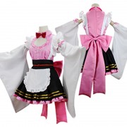 鬼滅の刃 キメツ 甘露寺蜜璃 メード服 コスプレ衣装