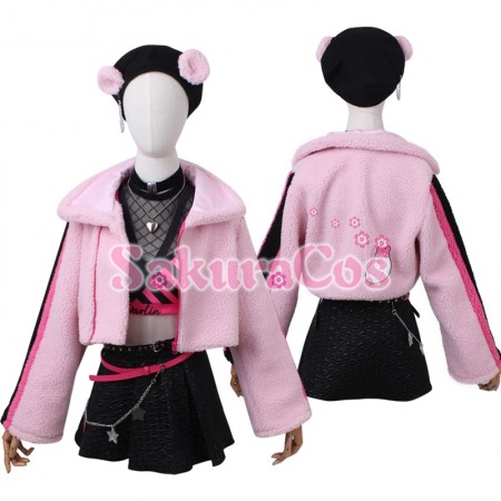 プロセカ ビビバス 白石杏 Beat Eater コスプレ衣装 靴付き プロジェクトセカイ カラフルステージ! VBS プロセカ ビビバス