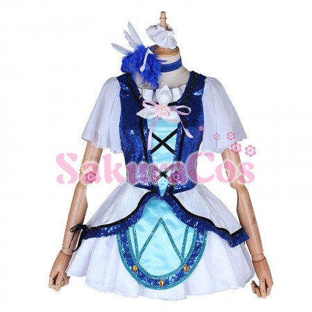 お歳暮ならオンライン ラブライブ!サンシャイン!! アクア 桜内梨子 WATER BLUE NEW コスプレ衣装