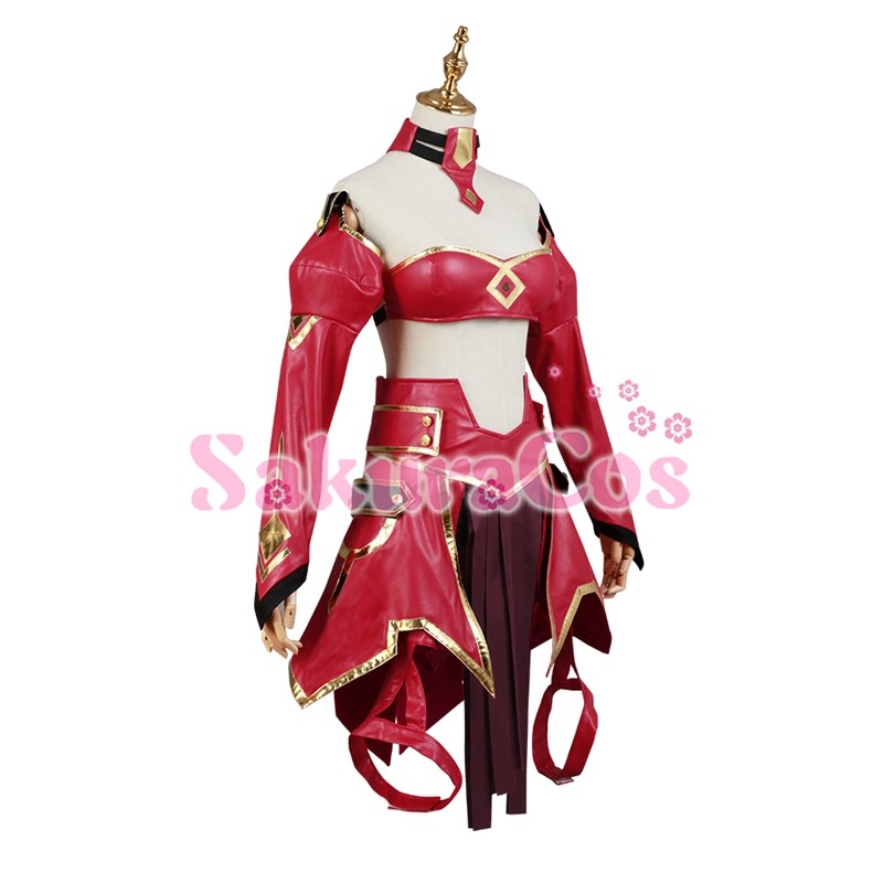 Fate/apocrypha FGO モードレッド 赤のセイバー コスプレ衣装 