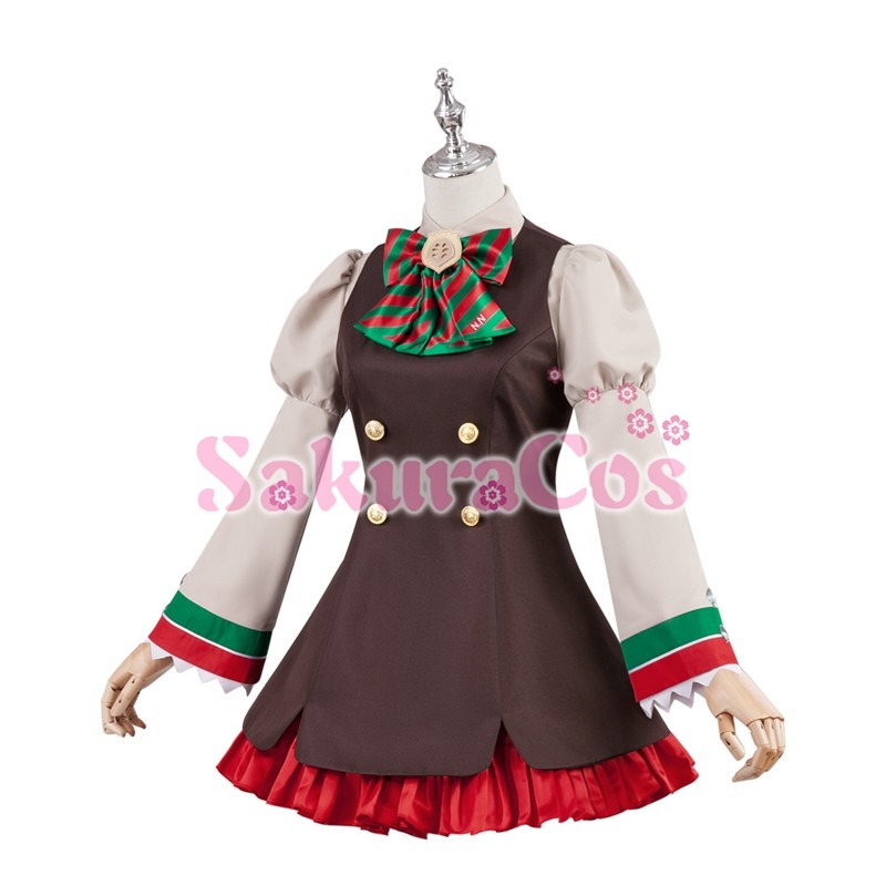 [XIN XIN] ウマ娘 プリティーダービー ナイスネイチャ 勝負服 コスプレウィッグ+尾+専用ネット付