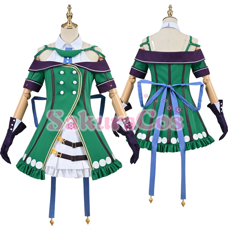 バイヤー厳選用品 ウマ娘プリティーダービー コスプレ衣装 勝負服 キングヘイロー コスプレ衣装