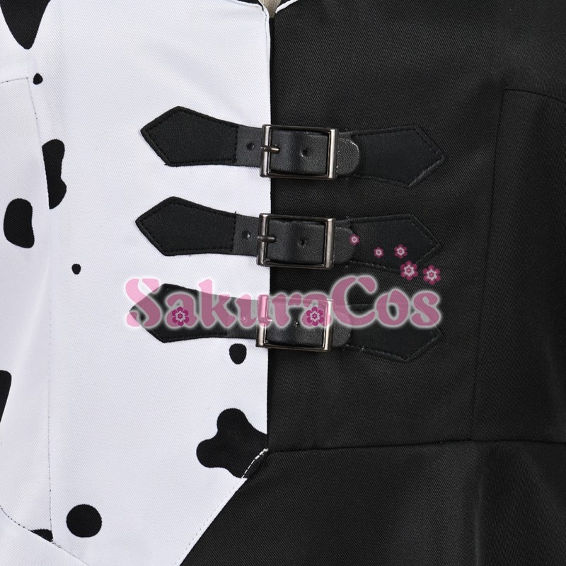 クルエラ 風 魔女 クルエラ・ド・ヴィル ステージ服 ワンピース コスプレ衣装 【SakuraCos】