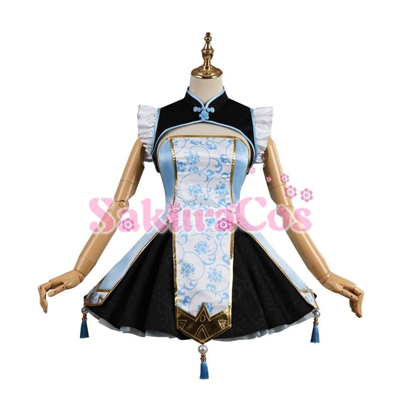 【NEW限定品】 Re:ゼロから始める異世界生活 リゼロ レム チャイナドレス ウィッグ・エクステ