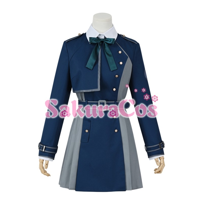 蔵 リコリスリコイル井ノ上たきな制服➕喫茶コスプレ衣装ウィッグ 
