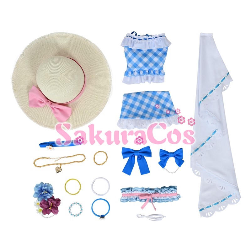 ラブライブ！スーパースター！唐可可　水着　コスプレ ラブライブ スクフェス リエラ サニーオーシャン編 常夏のプール