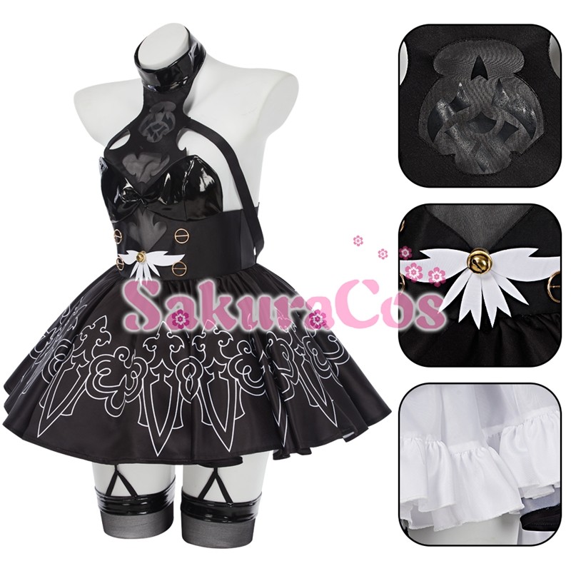 Amazon | Plazhen ニーアオートマタ コスプレ 2B ヨルハ二号B型