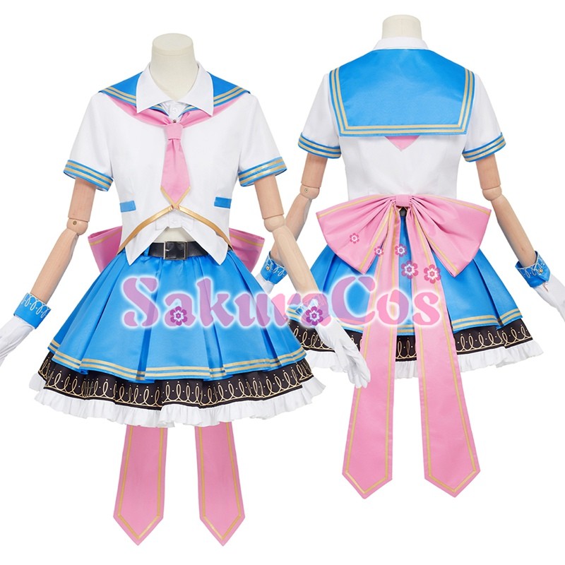 ラブライブ!サンシャイン!! アクア スクフェス2 MIRACLE LIVE! 桜内梨子 コスプレ衣装 【SakuraCos】