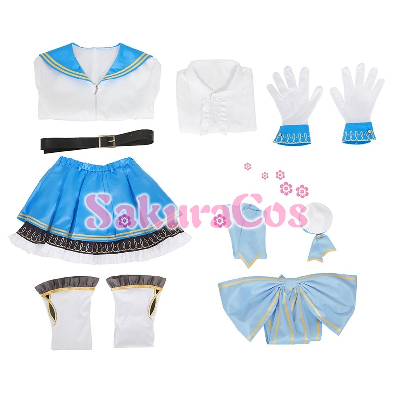渡辺曜（わたなべよう） セーラー服 水着 コスプレ衣装 『ラブライブ！サンシャイン！！』 cosplay 仮装 変装 - Costowns