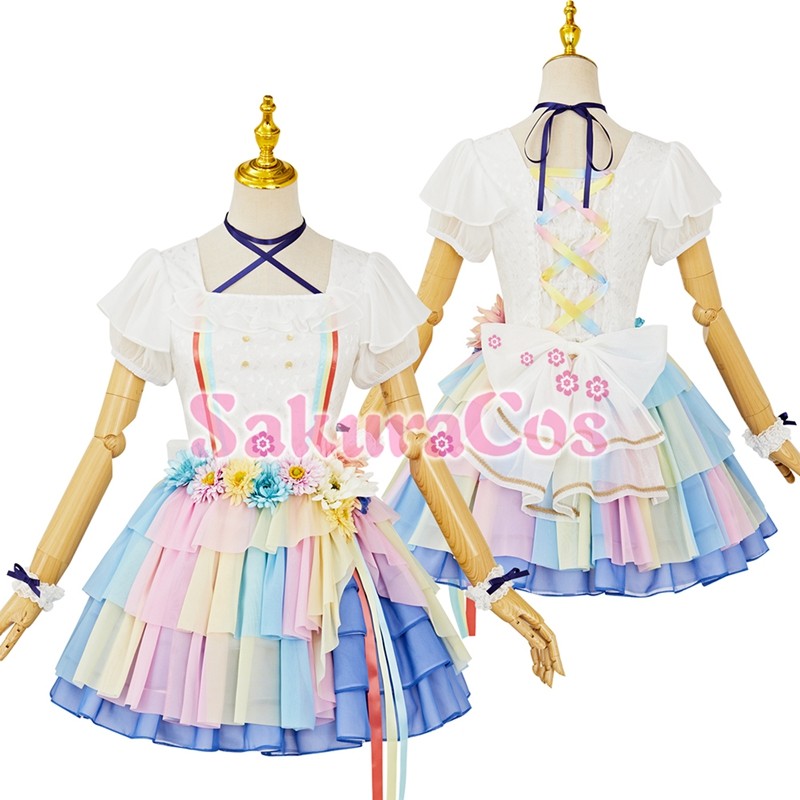 朝香果林　虹色Passions! コスプレ　Mサイズ ラブライブ!虹ヶ咲学園スクールアイドル同好会 ニジガク