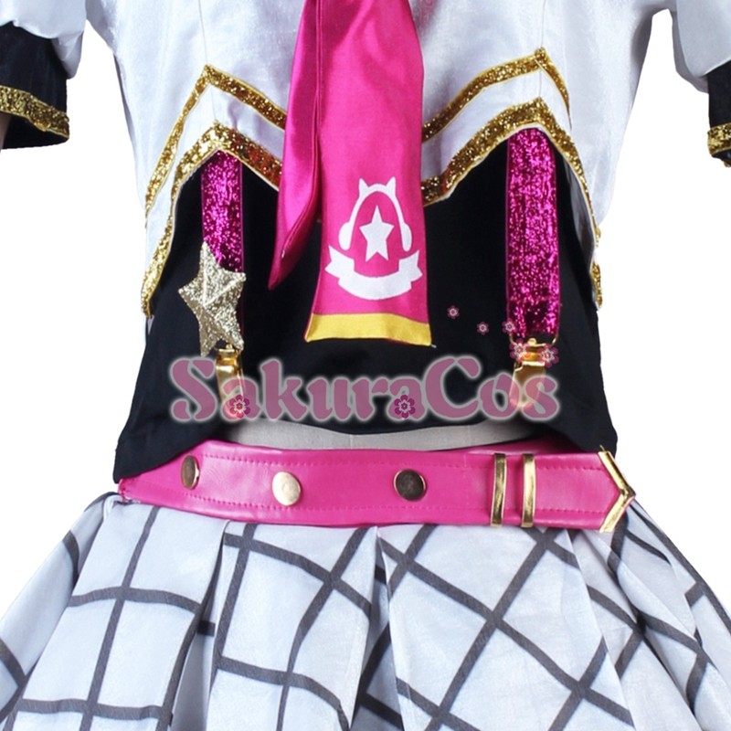 ラブライブ! スクスタ 虹ヶ咲学園スクールアイドル同好会 ニジガク TOKIMEKI Runners 天王寺 璃奈 てんのうじ りな コスプレ衣装  【SakuraCos】