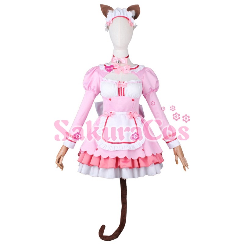 ネコぱら NEKOPARA ショコラ Chocola メイド服 コスプレ衣装