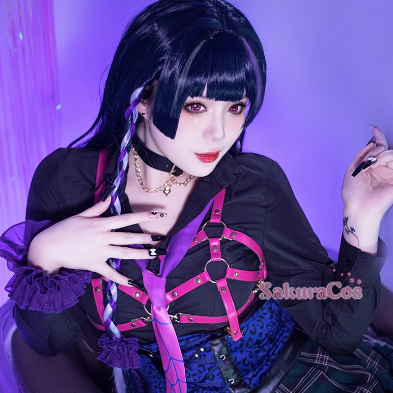 Vtuber XSOLEIL エクソレイ Meloco Kyoran 狂蘭メロコ コスプレ衣装