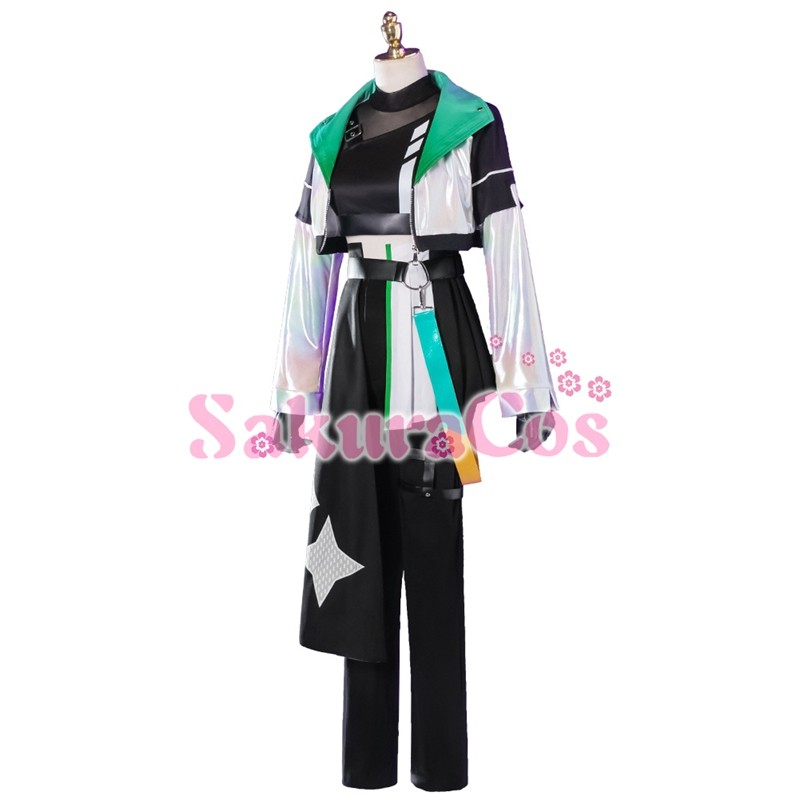 家長むぎ サイバーパンクデッドボーイ コスプレ フルセット 鳳えむ サイバーパンクデッドボーイ コスプレ衣装