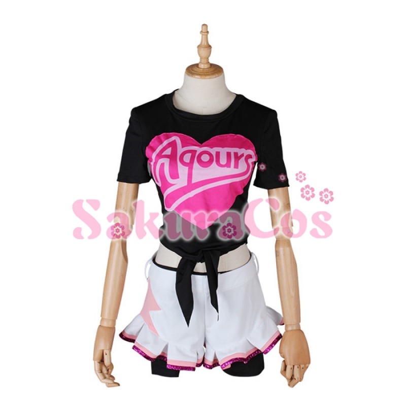 爆買い 英語 ラブライブ!サンシャイン!! アクア 国木田花丸 miracle wave コスプレ衣装