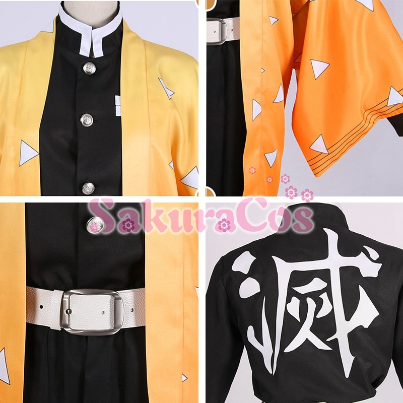 我妻 善逸 コスプレ衣装 コスチューム 変装 cosplay 【SakuraCos】