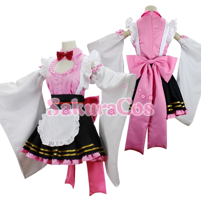 甘露寺蜜璃 メード服 コスプレ衣装 【SakuraCos】