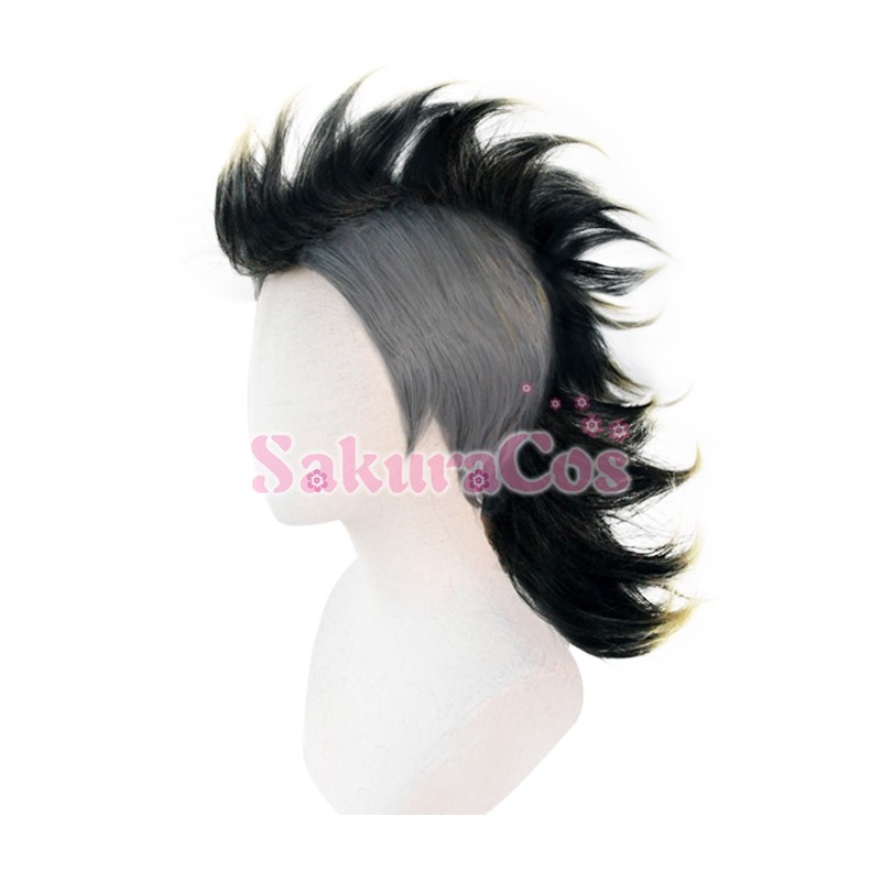 高評価なギフト 不死川 【SakuraCos】 コスプレウィッグ 玄弥 小物