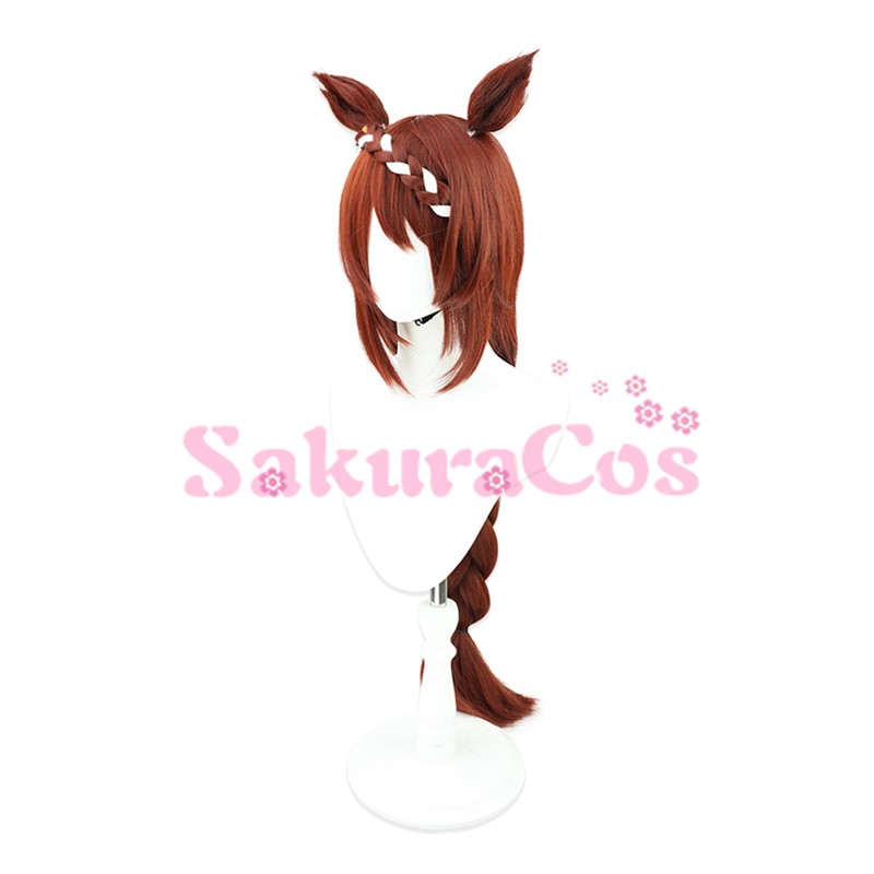 ウマ娘 プリティーダービー スーパークリーク コスプレウィッグ 【SakuraCos】