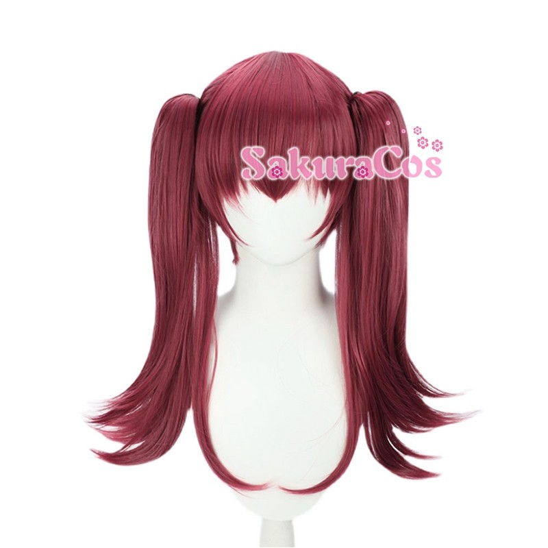 宝鐘マリン　ホロライブ　完成ウィッグ　コスプレ コスプレウィッグ バーチャルYouTuber VTuber 宝鐘マリン