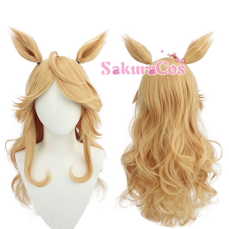 ウマ娘 プリティーダービー ゴールドシチー コスプレウィッグ