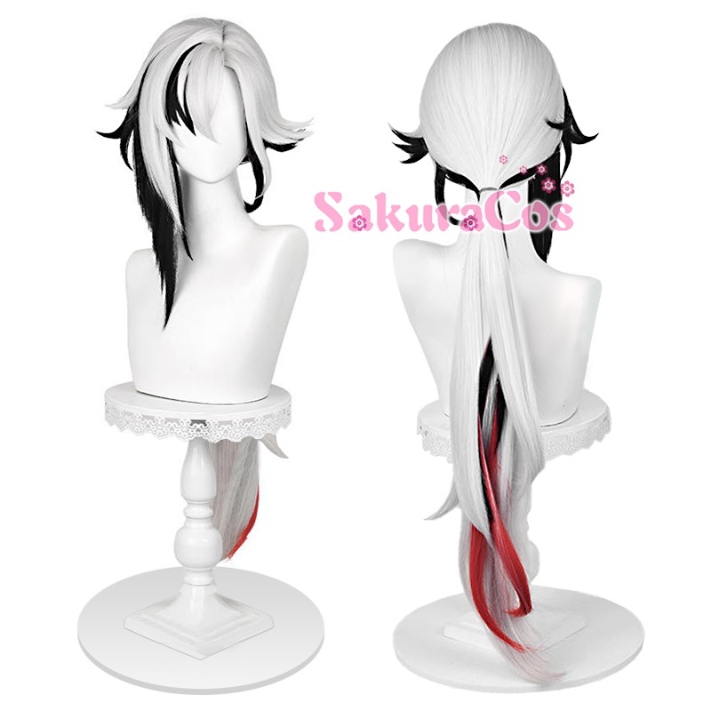 原神 げんしん アルレッキーノ コスプレウィッグ 【SakuraCos】