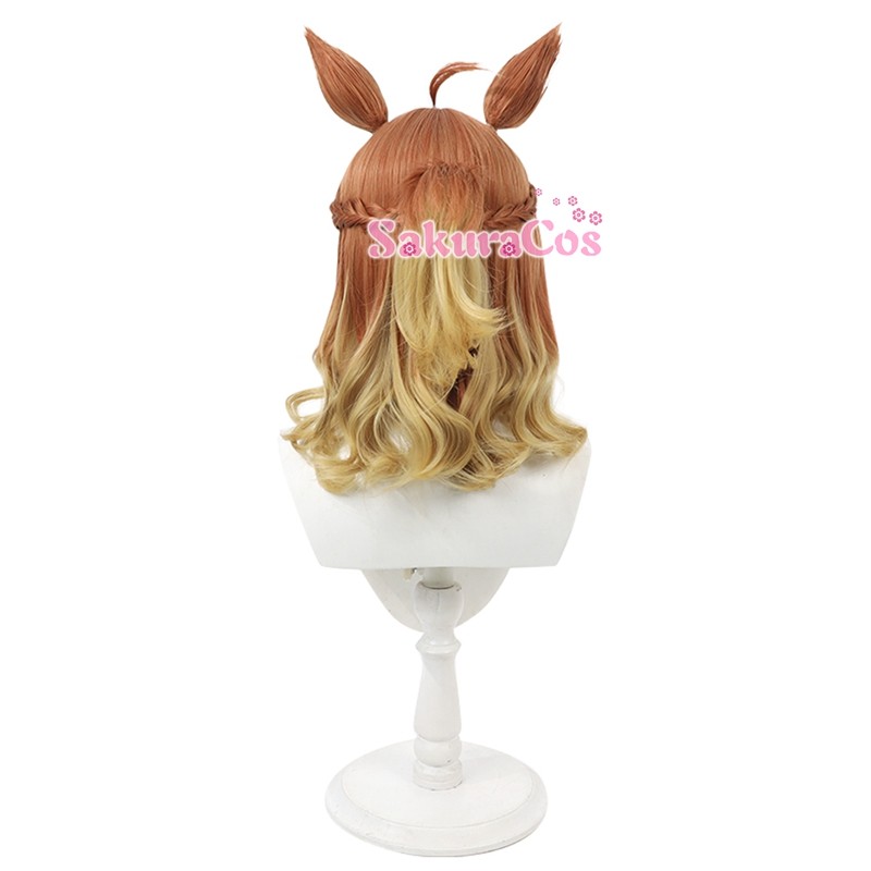 代引き人気  プリティーダービー ウマ娘 ジャングルポケット 【SakuraCos】 コスプレウィッグ コスプレウィッグ
