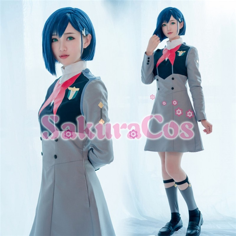 ダーリン・イン・ザ・フランキス Darling in the FrankX CODE 015 390 ミク 556 ココロ 196 イクノ 制服  イチゴ コスプレ衣装 【SakuraCos】