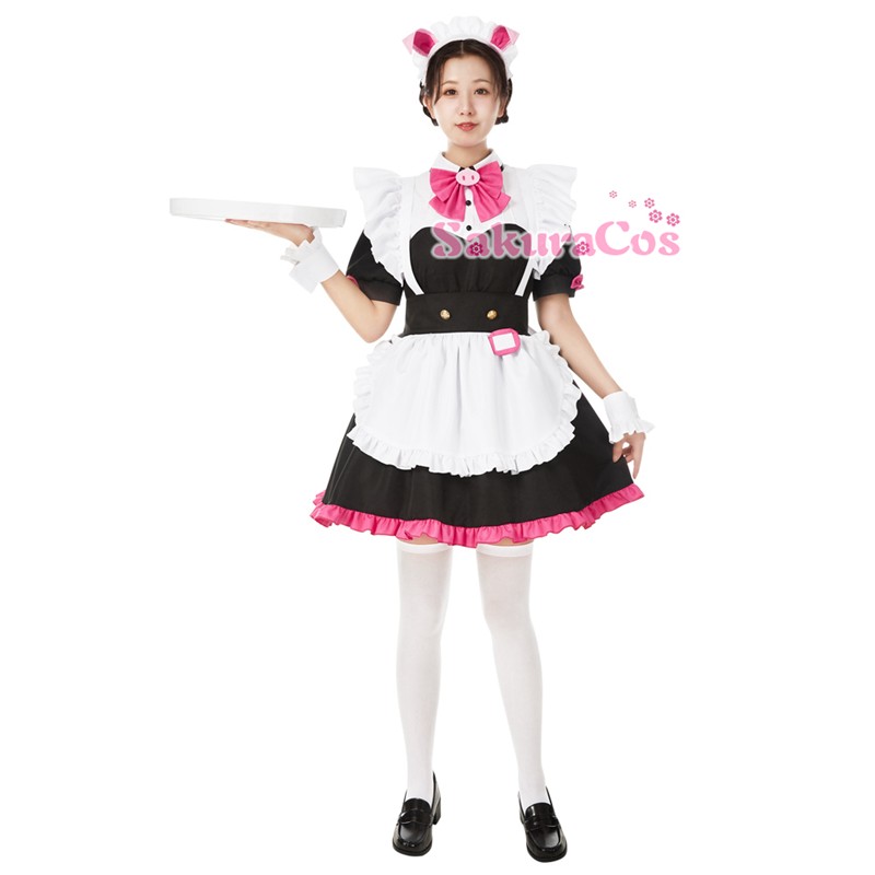 アキバ冥途戦争 アキバめいどせんそう 和平なごみ 万年嵐子 メイド服 コスプレ衣装 【SakuraCos】