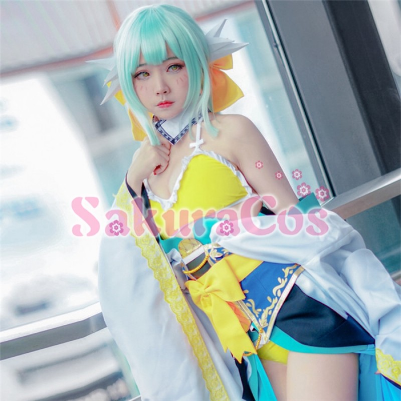 Fate/Grand Order 清姫 ランサー 水着 コスプレ衣装 【SakuraCos】 Fate/Grand Order 清姫 ランサー 水着 コスプレ衣装 【SakuraCos】